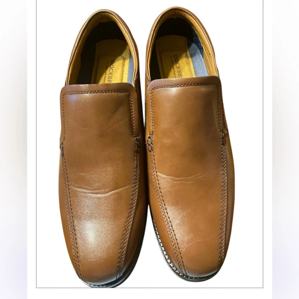 Dockers Greer Men's Brown Slip-On Loafers. Size 10.5W new condition